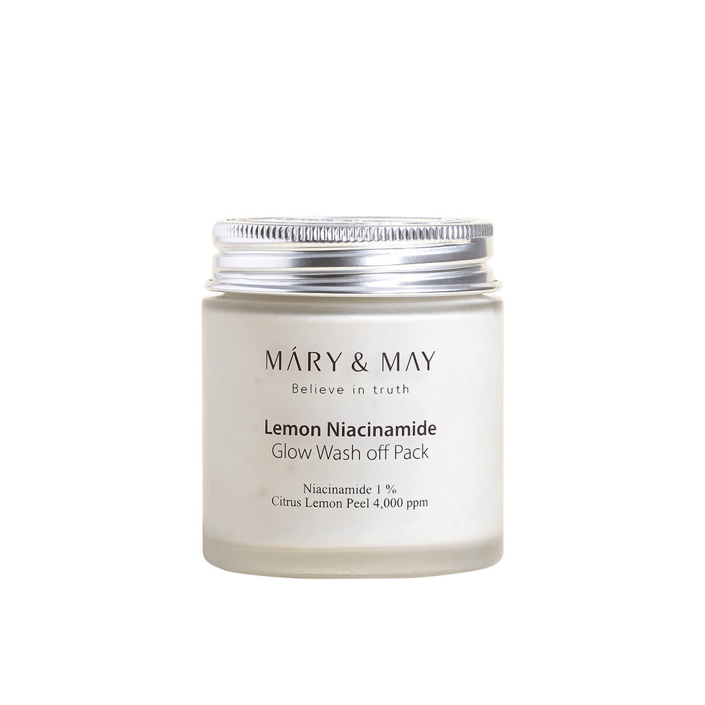 [MARY & MAY] Vegan Lemon Niacinamide Glow Wash off Pack 125g - Berry Purple 