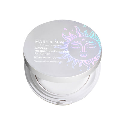 [MARY & MAY] Vegan Niacinamide Panthenol Sun Cushion SPF50+ PA++++ 25g - Berry Purple 
