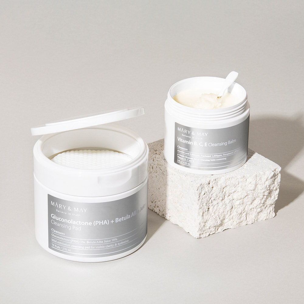[MARY & MAY] Vitamin B.C.E Cleansing Balm 120g - Berry Purple 