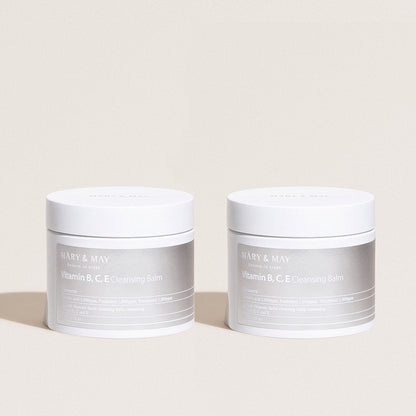 [MARY & MAY] Vitamin B.C.E Cleansing Balm 120g - Berry Purple 