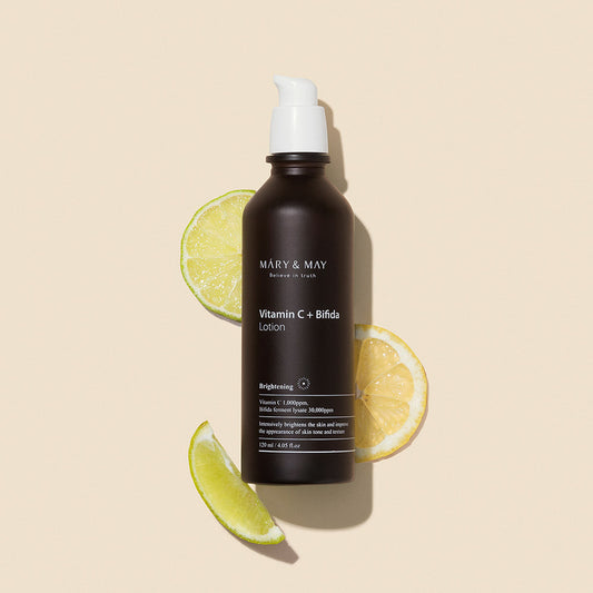 [MARY & MAY] Vitamin C+Bifida Lotion 120ml - Berry Purple 