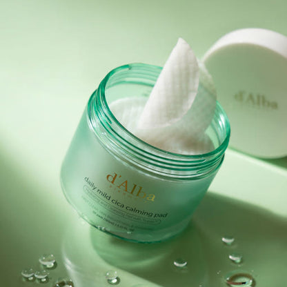 d'Alba Daily Mild Cica Calming Pad 165ml (50ea) - Berry Purple 