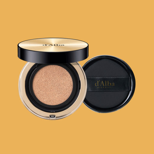 d'Alba Glow Fit Serum Cover Cushion 15g+15g(refill) SPF50+/PA++++ - Berry Purple 
