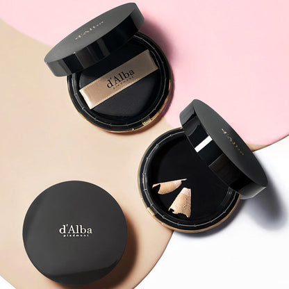 d'Alba Skin Fit Grinding Serum Cover Pact 20g+20g(refill) SPF50+/PA++++ - Berry Purple 