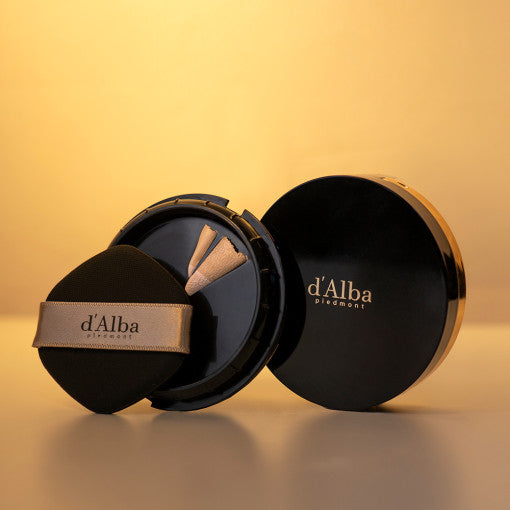 d'Alba Skin Fit Grinding Serum Cover Pact 20g+20g(refill) SPF50+/PA++++ - Berry Purple 