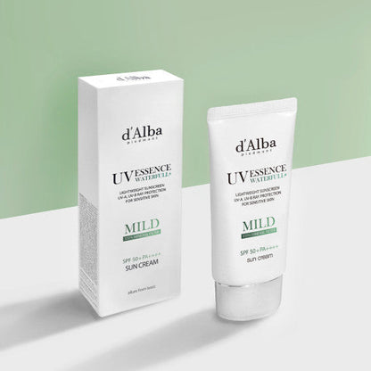 d'Alba Waterfull Mild Sun Cream 50ml - Berry Purple 