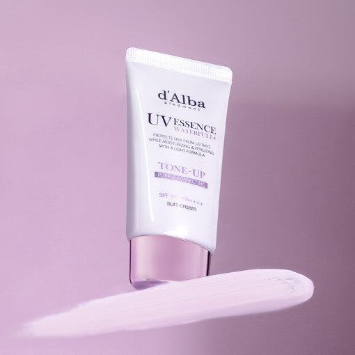 d'Alba Waterfull Tone-Up Sun Cream (Purple) 50ml SPF50+ PA++++ - Berry Purple 