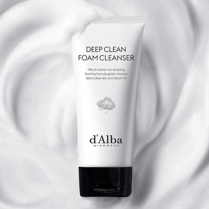 d'Alba White Truffle Deep Clean Foam Cleanser 80ml - Berry Purple 