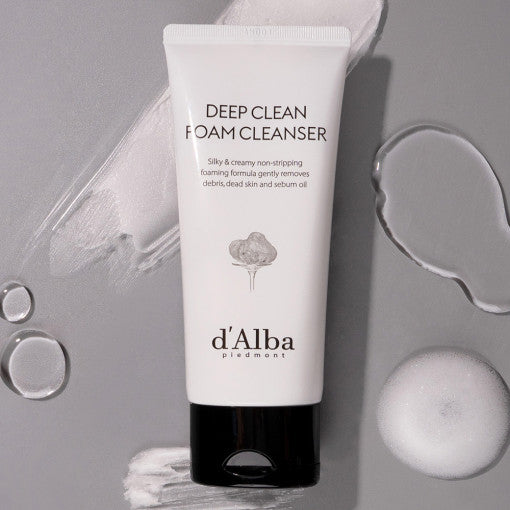 d'Alba White Truffle Deep Clean Foam Cleanser 80ml - Berry Purple 