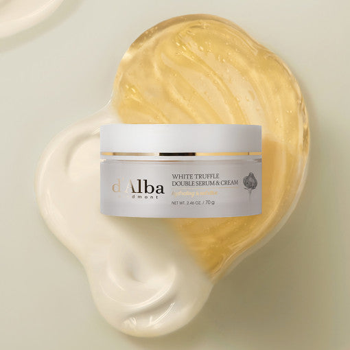 d'Alba White Truffle Double Serum & Cream 70g - Berry Purple 