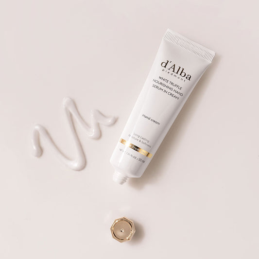 d'Alba White Truffle Nourishing Hand Serum In Cream 30ml - Berry Purple 