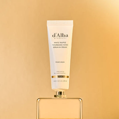 d'Alba White Truffle Nourishing Hand Serum In Cream 30ml - Berry Purple 
