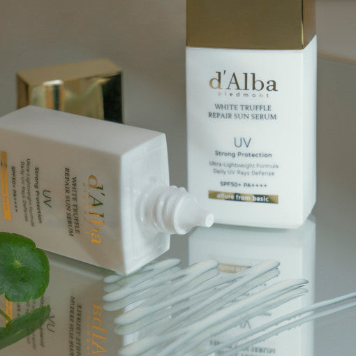 d'Alba White Truffle Repair Sun Serum 35ml - Berry Purple 