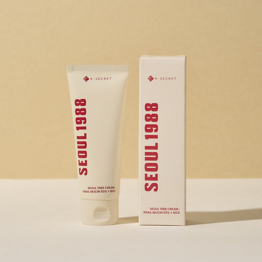 K-SECRET SEOUL 1988 Cream : Snail Mucin 93% + Rice 100ml - Berry Purple 