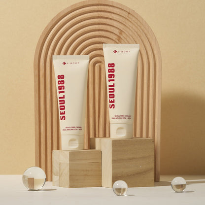 K-SECRET SEOUL 1988 Cream : Snail Mucin 93% + Rice 100ml - Berry Purple 
