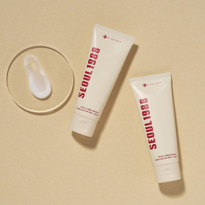K-SECRET SEOUL 1988 Cream : Snail Mucin 93% + Rice 100ml - Berry Purple 