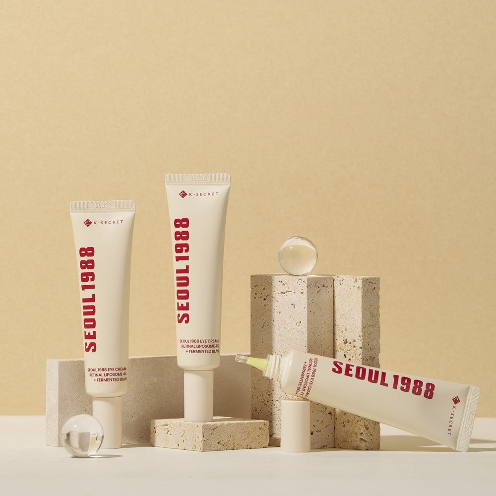 K-SECRET SEOUL 1988 Eye Cream : Retinal Liposome 4% + Fermented Bean 30ml - Berry Purple 