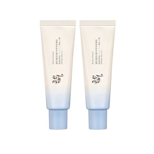 [Beauty of Joseon] Relief Sun Aqua-fresh Rice+B5 (SPF50+ PA++++) 50ml x 2ea - Berry Purple 