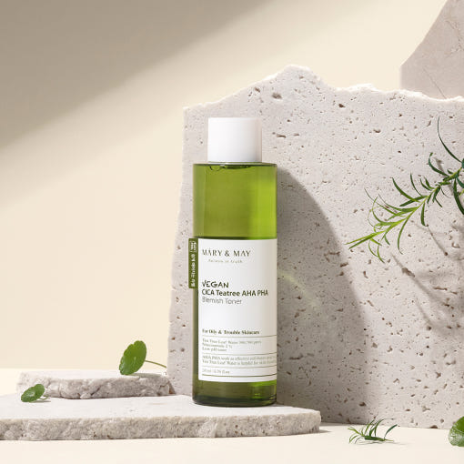 [MARY & MAY] Vegan Cica Teatree Toner Special SET - Berry Purple 
