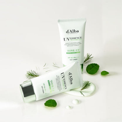 d'Alba Clean Tea Tree Liposome Tone-Up Sun Cream (Green) SPF50+ PA++++ 50ml - Berry Purple 