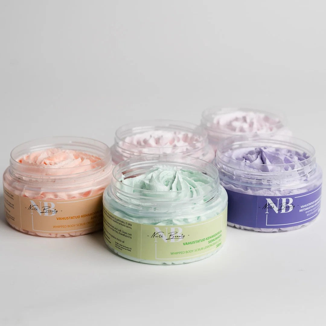 Whipped Sugar Body Scrub With Lemongrass 300 ml - Berry Purple 